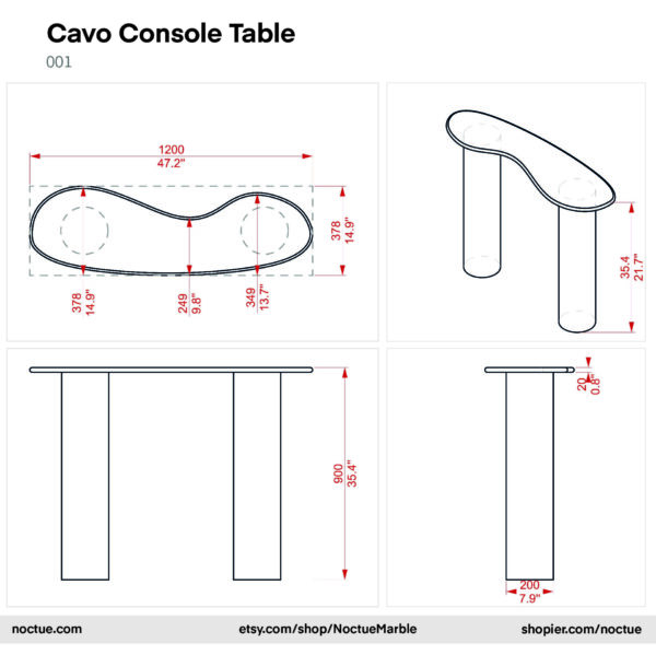 Cavo Console Table