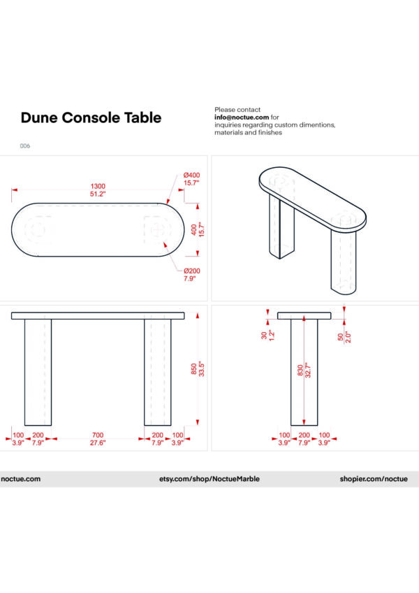 Dune Console Table