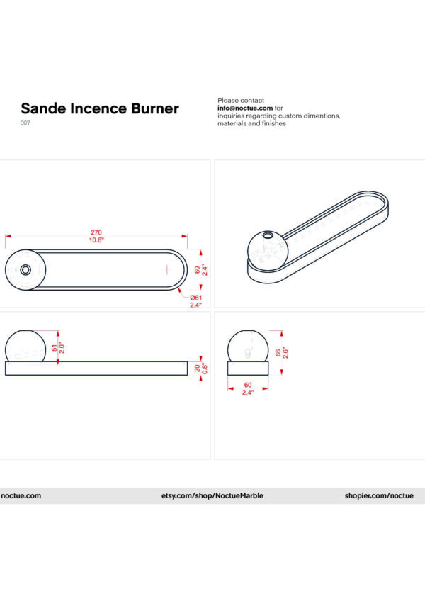 Sande Incence Holder