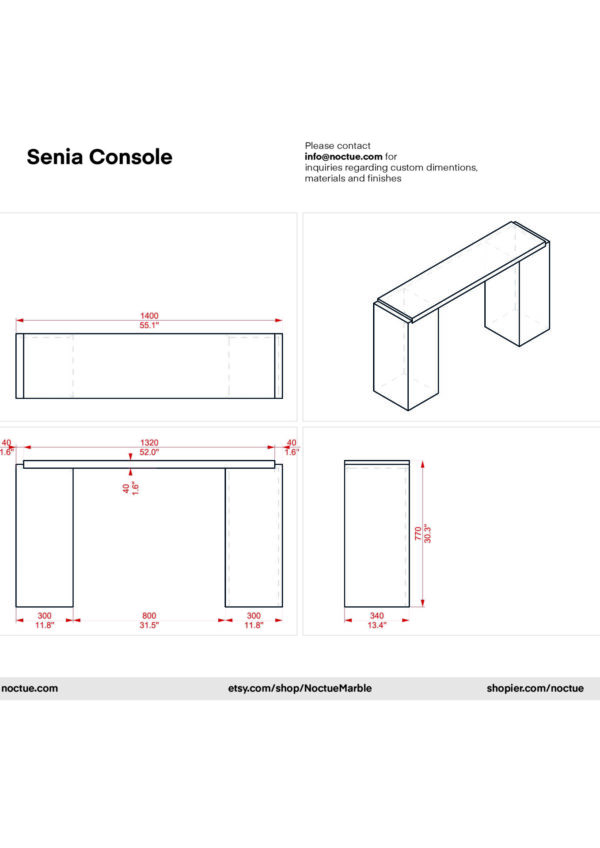Senia Console Table