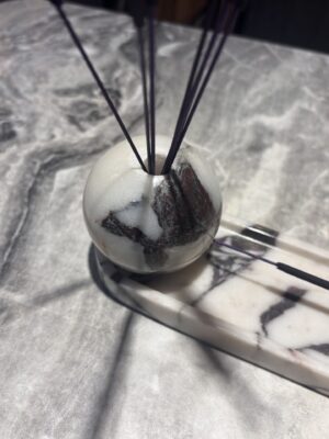 Sande Incence Holder Calacatta Viola Marble