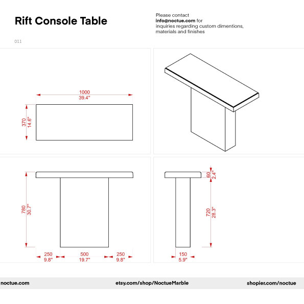 Rift Console Table